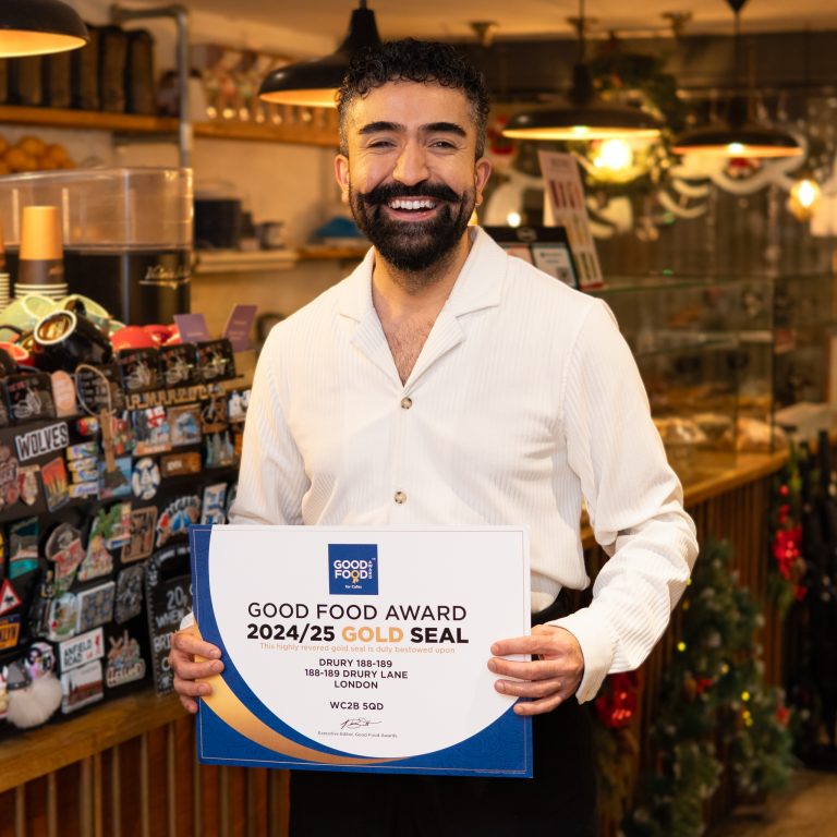 Ali Kalkan showing Drury 188-189 Good Food Award